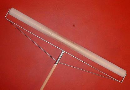 Red epoxy flooring roller: epoxy floors, industrial flooring, maintenance free floors, painter CT